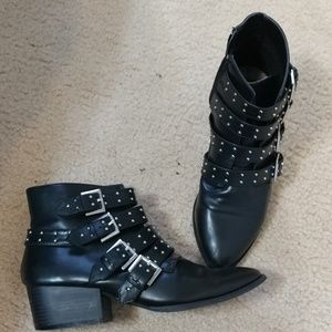 Studed boots